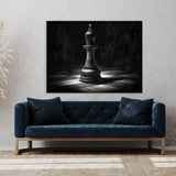 Chess Piece Charcoal Bishop 17 Wall Art