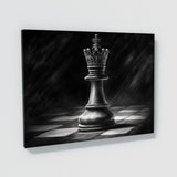 Chess Piece Charcoal King 3 Wall Art