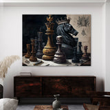 Chess Piece Create Complex King 8 Wall Art