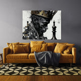 Chess Piece Create Complex King 9 Wall Art