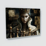 Chess Piece Create Layered Queen 16 Wall Art
