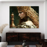 Chess Piece Queen Detail 11 Wall Art