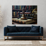 Chess Library 1 Wall Art