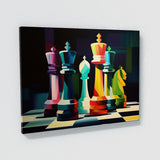 Chess Pieces Abstract 10 Wall Art