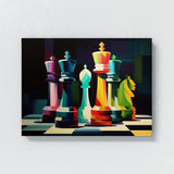 Chess Pieces Abstract 10 Wall Art