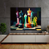 Chess Pieces Abstract 10 Wall Art