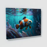 Clownfish Abstract Scene 11 Wall Art