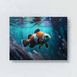 Clownfish Abstract Scene 11 Wall Art