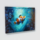 Clownfish Abstract Scene 12 Wall Art