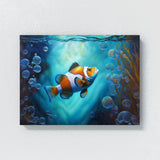 Clownfish Abstract Scene 12 Wall Art