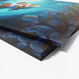 Clownfish Abstract Scene 12 Wall Art