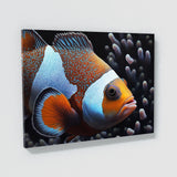 Clownfish Of Texture 3 Wall Art