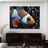 Clownfish Of Texture 3 Wall Art