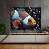 Clownfish Of Texture 3 Wall Art