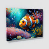 Clownfish Vibrant Coral Reef 2 Wall Art