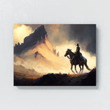 Cowboy Atmospheric Landscape 25 Wall Art