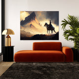 Cowboy Atmospheric Landscape 25 Wall Art