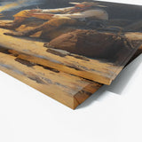 Cowboy Campfire Desert 36 Wall Art