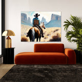 Cowboy Cattle Valley 44 Wall Art