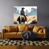 Cowboy Cattle Valley 44 Wall Art