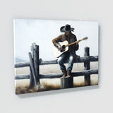 Cowboy Guitar 37 Wall Art