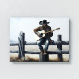 Cowboy Guitar 37 Wall Art