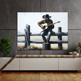 Cowboy Guitar 37 Wall Art