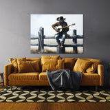 Cowboy Guitar 37 Wall Art