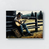 Cowboy Guitar 38 Wall Art