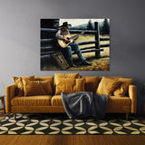 Cowboy Guitar 38 Wall Art