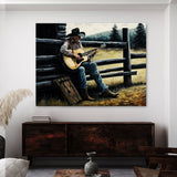 Cowboy Guitar 38 Wall Art