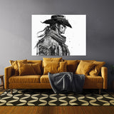 Cowboy Hat Scarf 8 Wall Art
