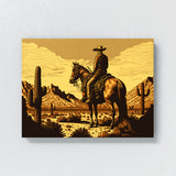 Cowboy Screen Desert 11 Wall Art