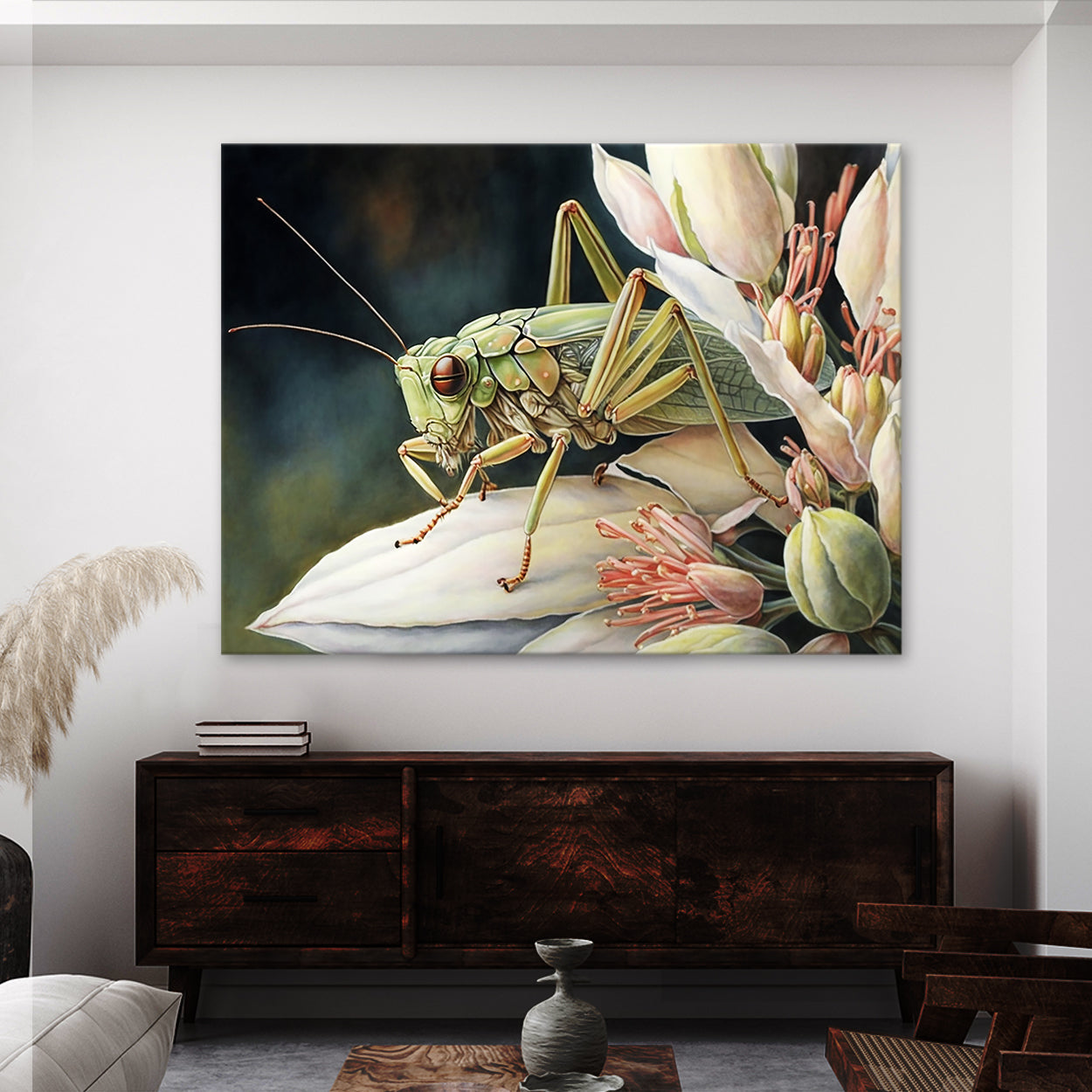 Cricket Watercolor Flower 14 Wall Art