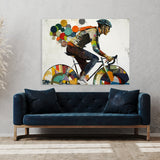 Cycling Collage 28 Wall Art
