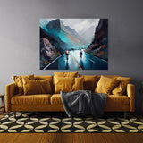 Cycling Cyclists Adventure 10 Wall Art