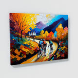 Cycling Vibrant Rich Road 1 Wall Art