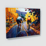 Cycling Vibrant Rich Road 4 Wall Art