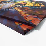 Cycling Vibrant Rich Road 4 Wall Art