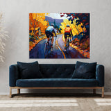 Cycling Vibrant Rich Road 4 Wall Art