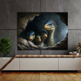 Dinosaur Cave Rainstorm 8 Wall Art