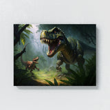 Dinosaur Jungle Attack 5 Wall Art