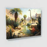 Dinosaur Oasis Dinosaurs Sun 10 Wall Art