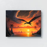 Dinosaur Pterodactyl Tropical 20 Wall Art