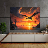 Dinosaur Pterodactyl Tropical 20 Wall Art