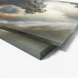 Dragon Art Dragon Clouds Mist 5 Wall Art