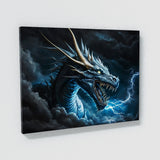 Dragon Art Dragon Flames Sky 23 Wall Art