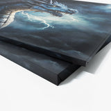 Dragon Art Dragon Flames Sky 24 Wall Art