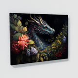 Dragon Art Dragon Flowers 6 Wall Art