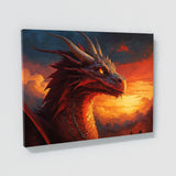 Dragon Art Fiery 26 Wall Art